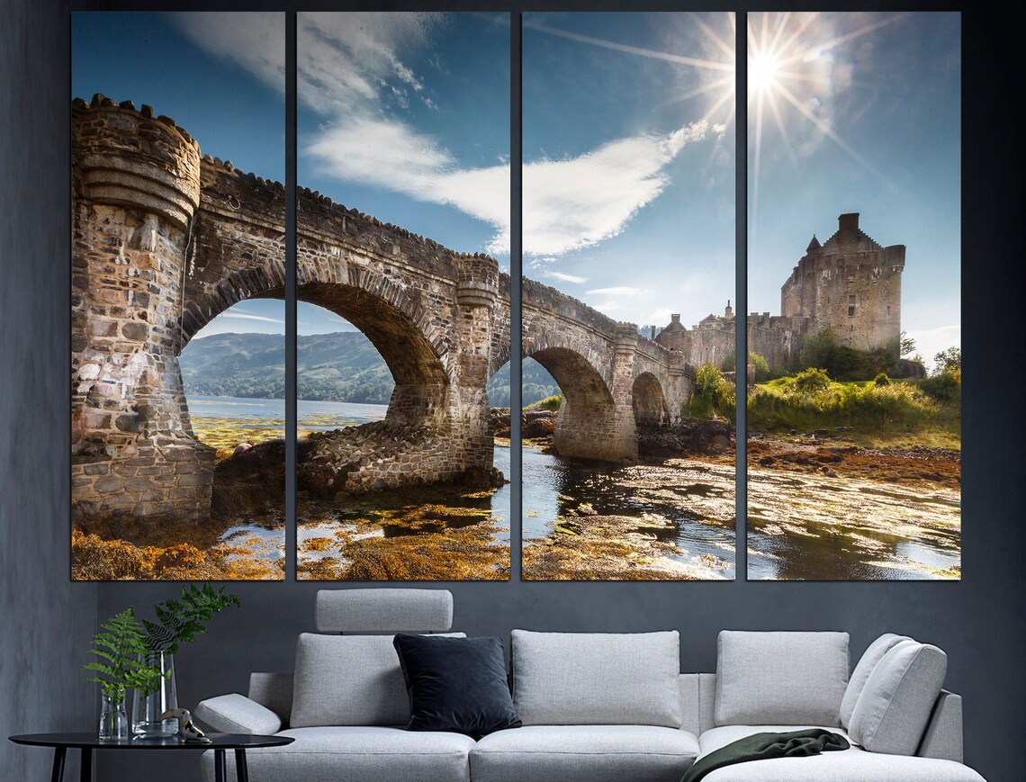 Castle Print German Castle Home Decor Wall Art Castle Wall Etsy