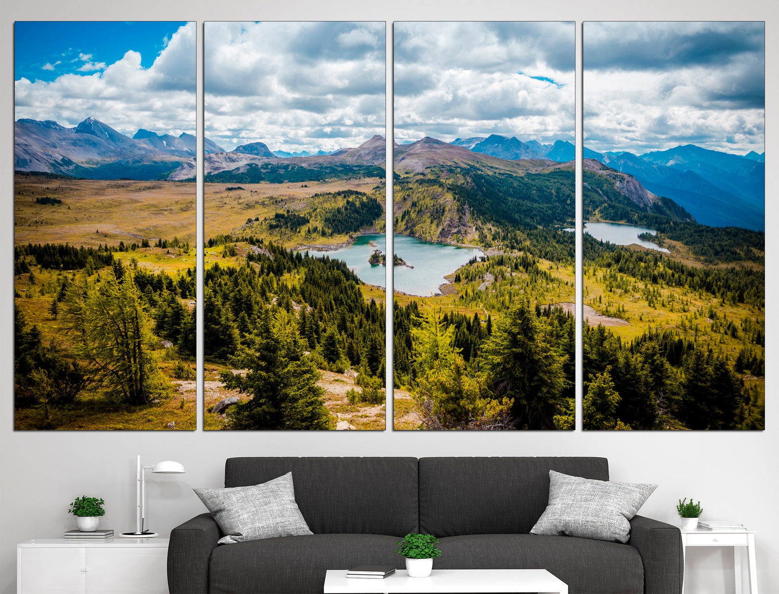 Mountain Lake Print Mountain Poster Landscape Print Lake Wall Art Lake ...