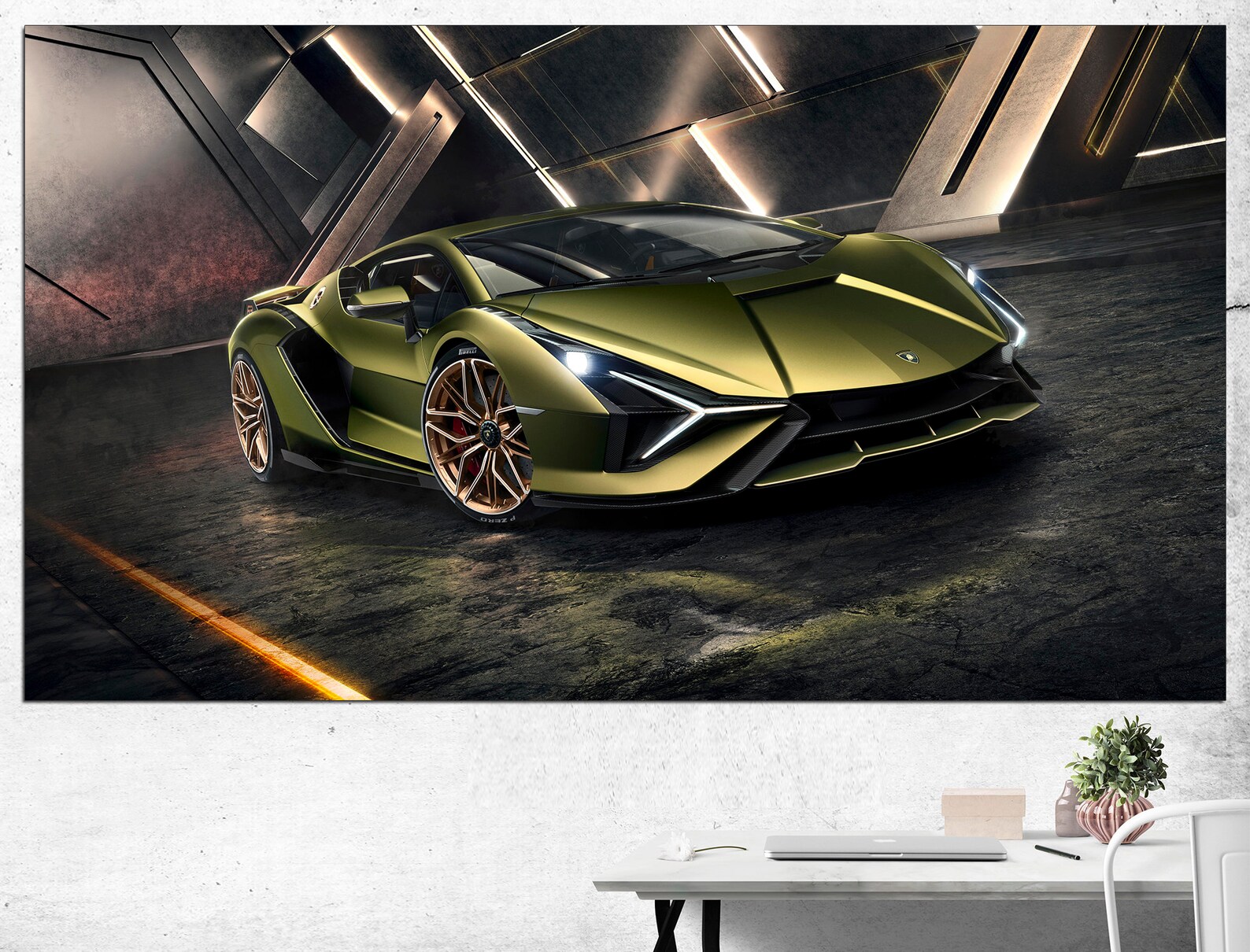 Poster Wall Art Canvas, Automotive