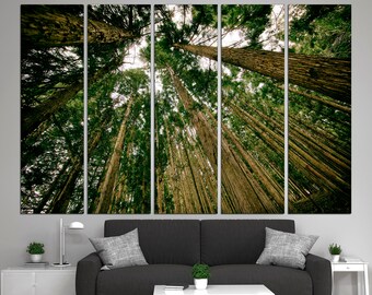 Tree Branch Print Abstract Tree Large Forest Print Tree Wall Art Forest Wall Art Trees Canvas Print