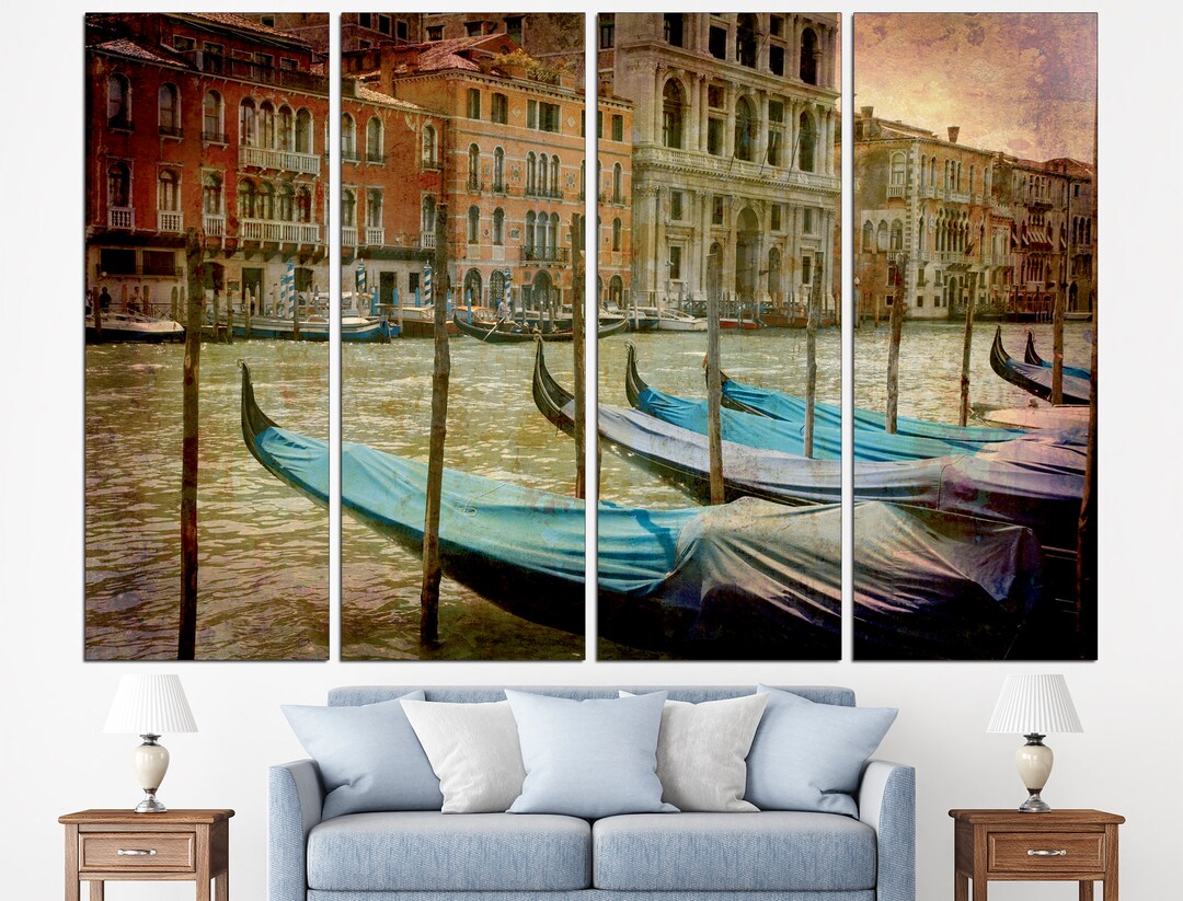 Venice canvas art Italy canvas art Venice cityscape Italy wall Etsy.de
