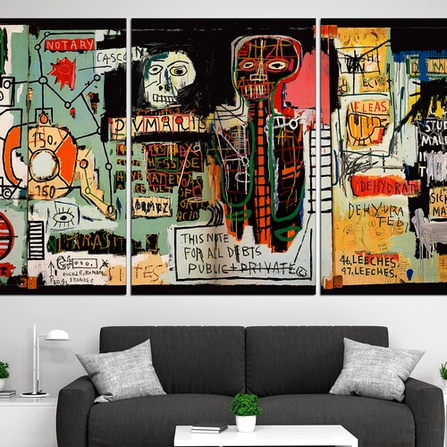 Abstract Canvas Art Graffiti Art Print Street Art Canvas Etsy
