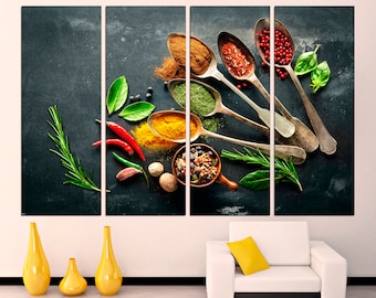 Colorful Kitchen Art Triptych Wall Art Kitchen Poster Dining Room Wall Art Kitchen Wall Decor