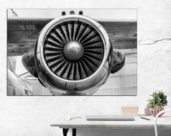 Airplane Wall Art Large Wall Art Aviation Decor Airplane Poster Plane Wall Decor Triptych Wall Art