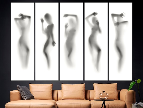 Body figure Set print Woman wall art Bedroom decor Bedroom wall art set