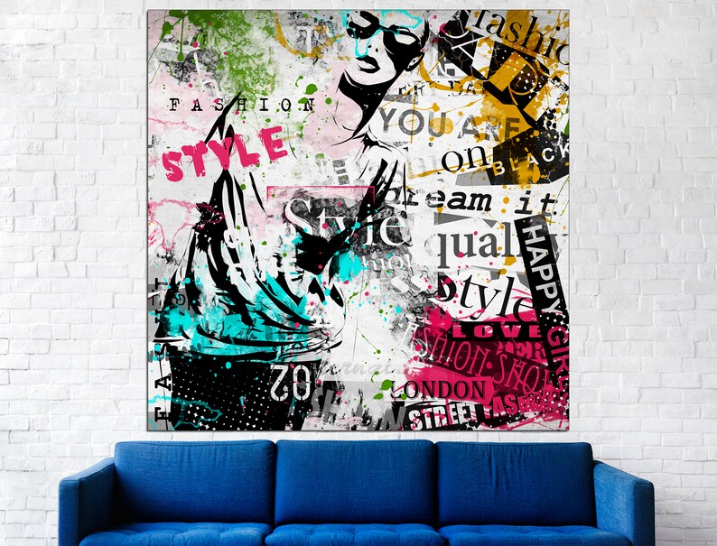 May include: A collage of colorful text and images on a white background. The text includes the words "Fashion", "Style", "You Are", "Happy Girl", "London", and "Street Fashion".