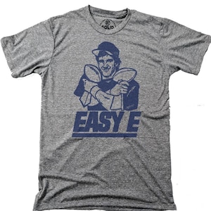 Easy E Vintage Inspired Sports T shirt Retro New York Giants Fan