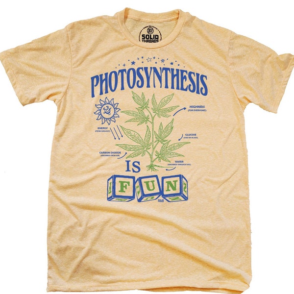 Photosynthesis Vintage Inspired T-shirt, Retro Nature Tee With Science Graphic, Funny Marijuana Shirt, Cool Weed Farming Graphic T-Shirt