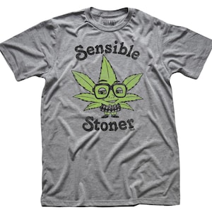 Camiseta vintage de 420 con inspiración de un fumador sensato, camiseta retro de cannabis, divertida camiseta de dibujos animados de marihuana, camiseta gráfica de un fumador nerd.