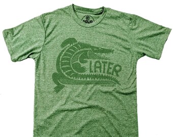 Later Gator Vintage Inspired T-shirt, Retro Animals Tee, Funny Alligator Shirt, Cool Greeting Graphic Tee, Animal-Lover T-shirt, Vintage Tee