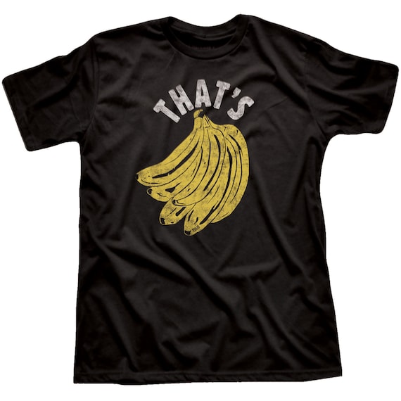 That's Bananas Vintage Inspired Tshirt Retro Fruit Tee Etsy