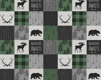 Adventure Awaits Designer Minky Luxe blanket