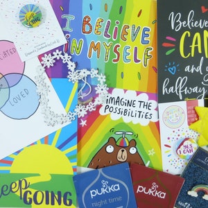 Letterbox Friendly Pick-Me-Up Gift, The Smile Parcel Mini, Gift For Friend, Inspiration, Smile, Just Because, Positivity, Mental Health image 7