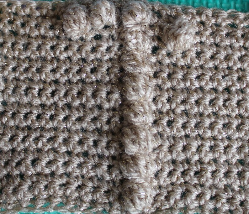 Crochet Alphabet Letters cursive bobble blocks afghan | Etsy