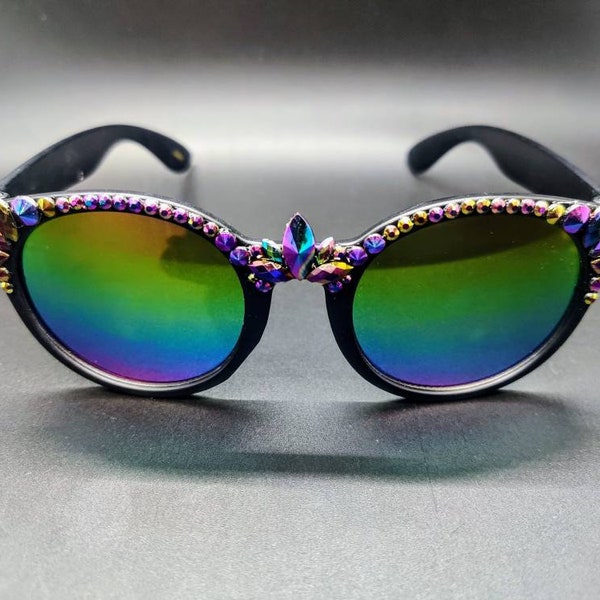 Jeweled Sunglasses Etsy