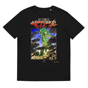 Neon Metamorphosis Amphibion | Unisex Organic Cotton T-shirt | Evangelion Fan Art | popodoodle