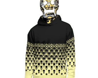 Black Metamorphosis Frog Art Unisex Hoodie