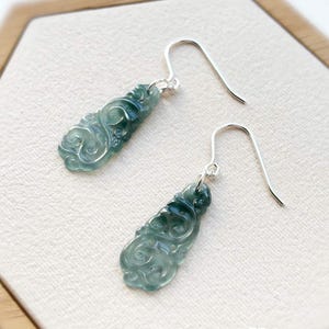 Orecchini In Argento Con Giadeite Verde (Annette)-1453SE | Gioielli - Foto 14