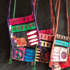 Phone and accessory bag , boho crossbody bag, festival  bag,