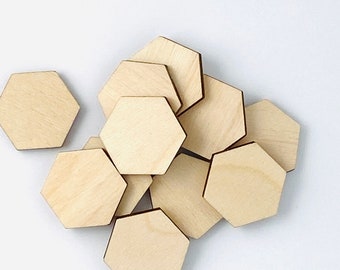 Hexagon Shape Unfinished Wood Hexagon Shape Craft Shape Laser Cut Hexagon Shape LargeSmall Hexagon Shape DIY Shape