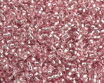 Light Pink 2mm Czech Glass Seed Beads Necklace Bracelets Earrings Jewelry Crafts