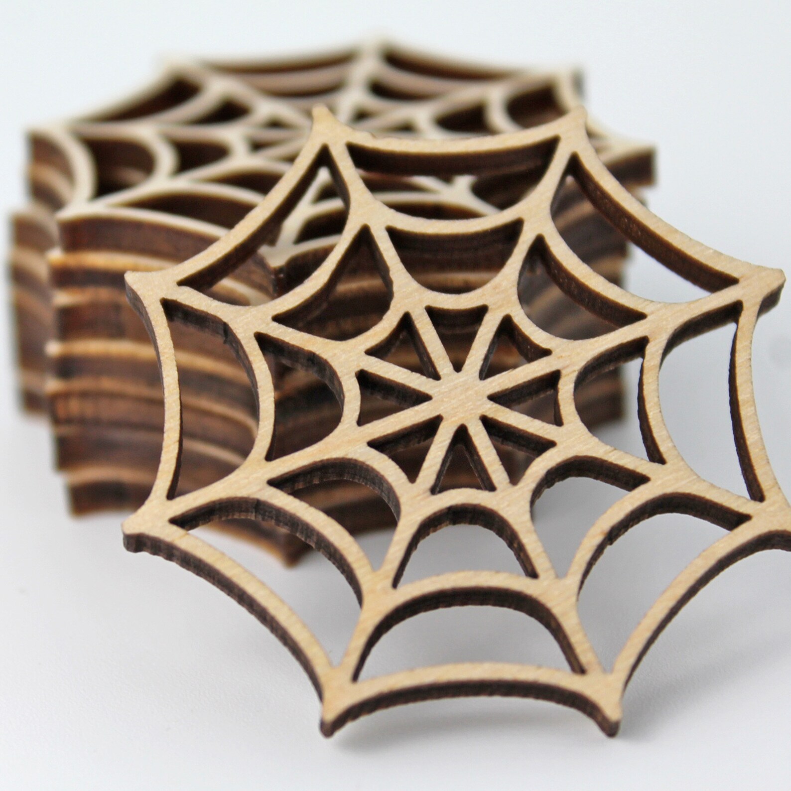 Halloween Spider Web Unfinished Wood Laser Cut Out Cutout Etsy