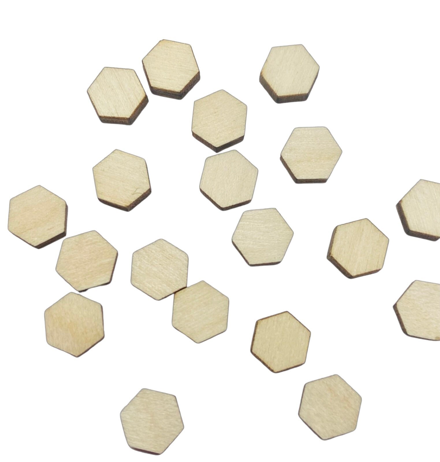 Bulk Set of Hexagons | Lot of Hexagons | Wooden Craft Hexagons | Blank  Hexagons | Wood Blanks | Craft Blanks | Kids Art | School Projects | DIY