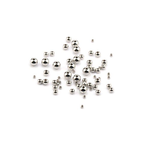 2mm Sparkle Faceted Sterling Silver Beads - 25 pcs-B39M-2