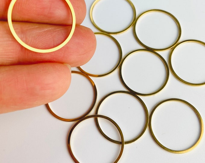 Clearance 20Pcs Imperfect Stainless Steel Gold Hoops Circles Round Frames Connector Links Earrings Earring Findings Jewelry Macrame Craft