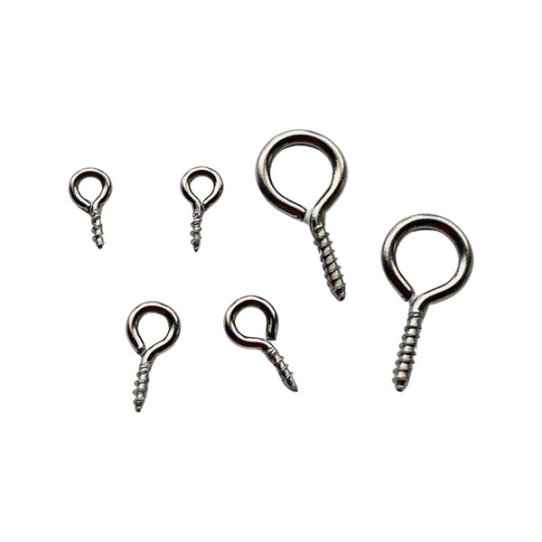 Tiny Eye Screws Etsy