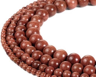 ALL SIZES Gold Sandstone Sand Stone  Strands 4mm 6mm 8mm 10mm 12mm   Beads Gemstones Necklace,Bracelet,Earring Jewelry Crafts