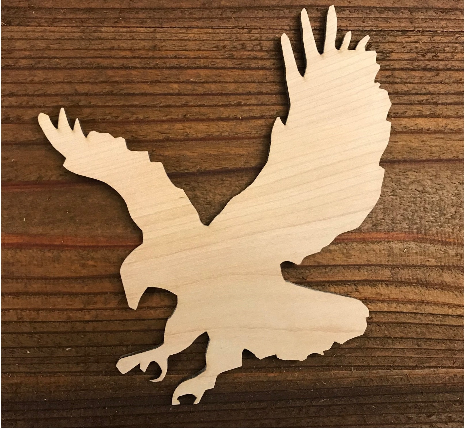 Laser Cut Out Wood Eagle Wood Shape Unfinished Laser Wood Bird Eagle  America