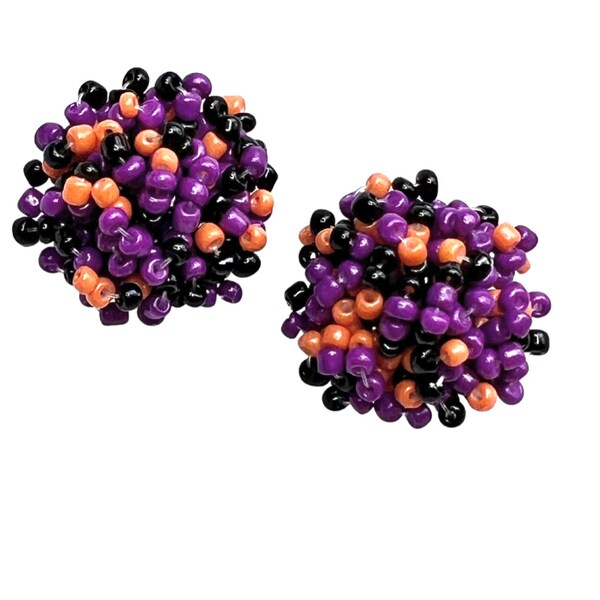 BLACK BAM BAM POST EARRING main image 1