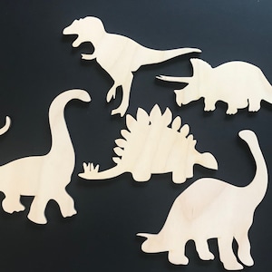 Dinosaur - Laser Cut Out Unfinished Wood Craft Shape DIN22 Dinosaur - Laser Cut Out Unfinished Wood Craft Shape DIN22