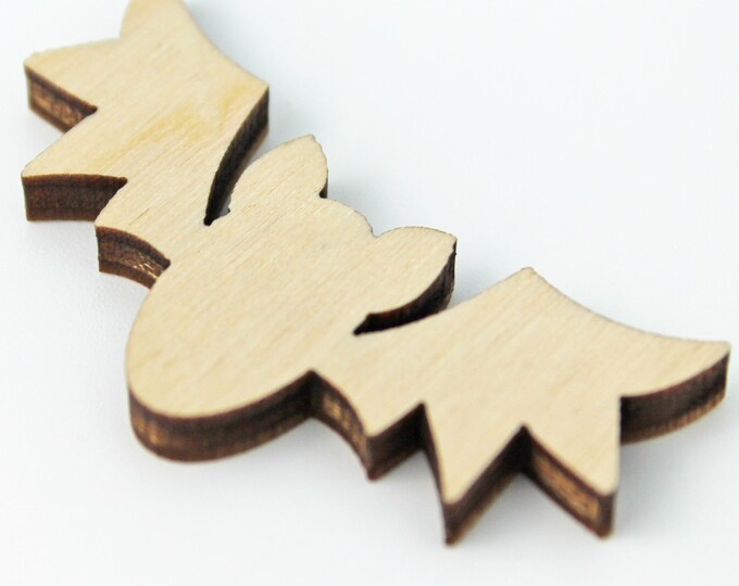 Halloween Bat Unfinished Wood Laser Cutout Shape Crafts Sign Door Hanger Wreath DIY Ready to Paint or Stain ALL SIZES