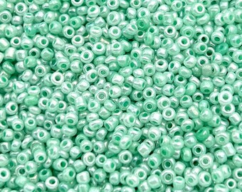 Light Green 2mm Czech Glass Seed Beads Necklace Bracelets Earrings Jewelry Crafts