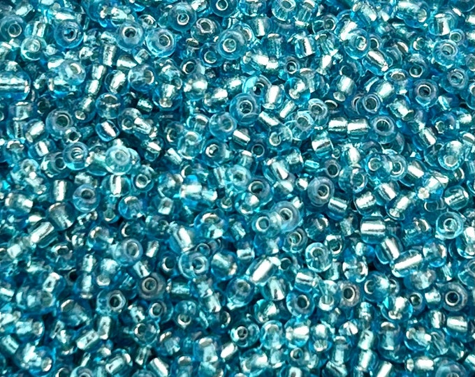 Light Blue 2mm Czech Glass Seed Beads Necklace Bracelets Earrings Jewelry Crafts
