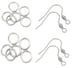 ALL QUANTITIES - Stainless Steel Silver French Fish Hooks Ear Wires with Jump Rings Earring Kit Great for Wood Earrings Jewelry 