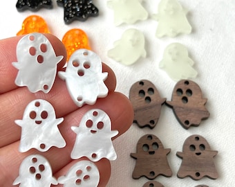 Halloween Triple Stacked Ghost Trio MANY COLORS! Acrylic Earring Blanks DIY Earrings, Earring Supplies, Jewelry Blanks