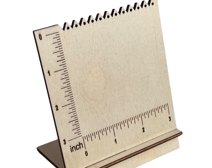 Wood or Acrylic Standing Earring Measurement and Picture Photo Prop Display Card Board Unfinished