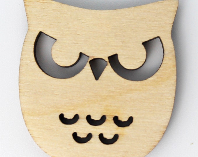 Halloween Owl Unfinished Wood Laser Cutout Shape Crafts Sign Door Hanger Wreath DIY Ready to Paint or Stain ALL SIZES