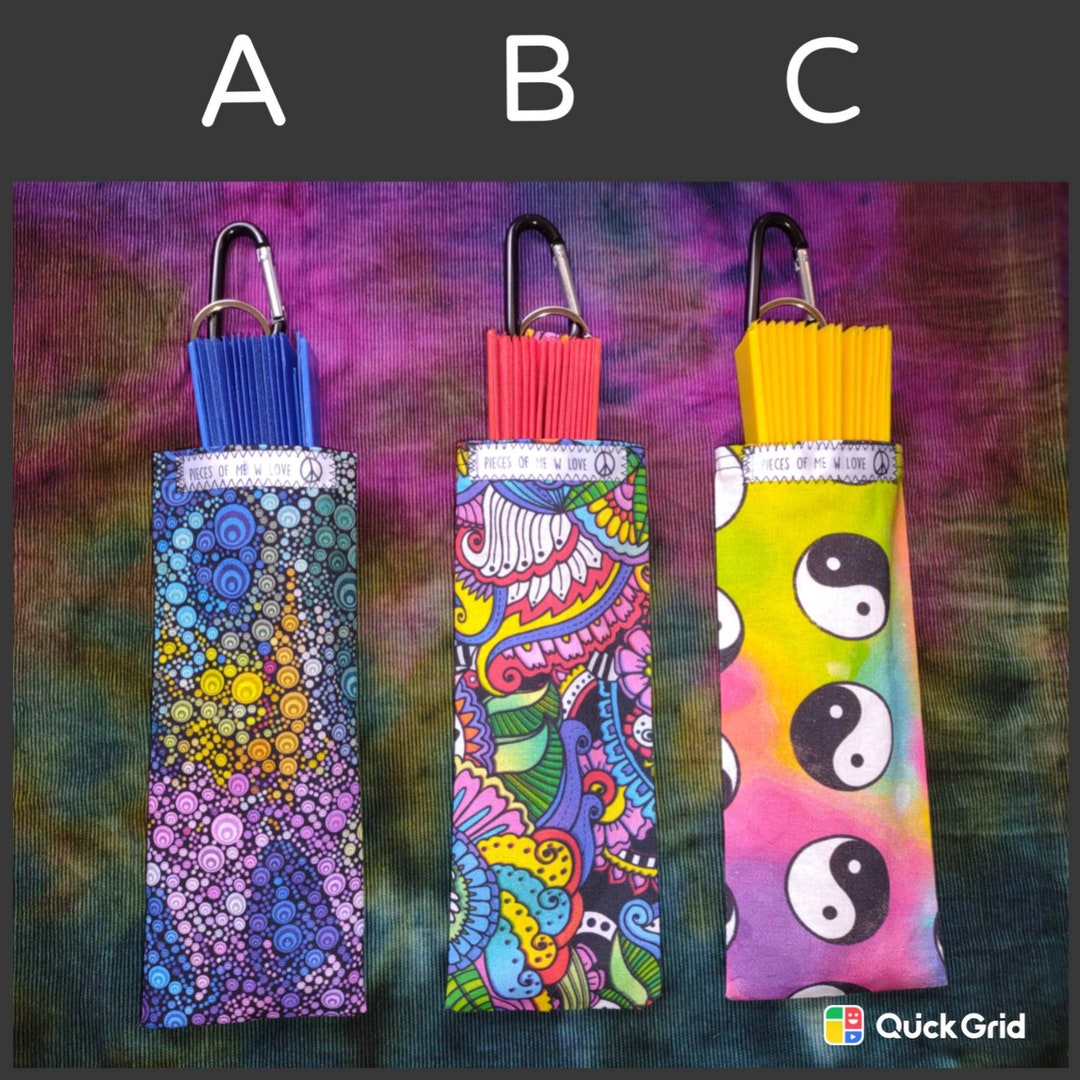 10 Inch Fan Holster With Hand Fan Included EDC. Hulaween. Music