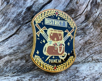 District 1 Enamel Pin