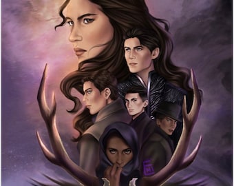 Large Shadow and Bone Poster Grishaverse Inspired Book Sleeve