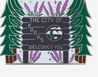 Welcome to Forks Enamel Pin