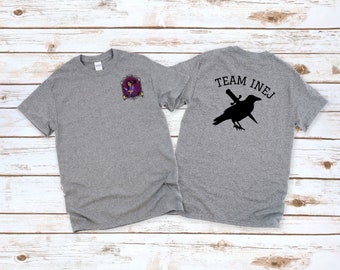 Team Inej T Shirt SOC Tee Gift For Book Lover Reader Gifts Best Friend Crows The Wraith Apparel Bookish Merch Book Character Tee