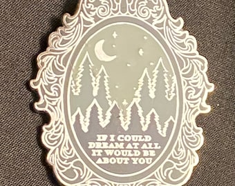 Vampire Love Enamel Pin Forks Washington Bookish Pin Book Lover Gift