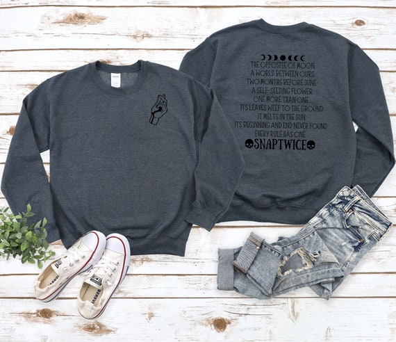 Snap sleeve sweatshirt sale