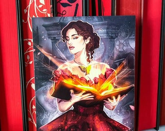 Impression d'art princesse mécanique 5 x 7 Tessa Gray personnage Art Fan Art dispositifs infernaux chasseurs d'ombres princesse mécanique amateur de livres Cassie Clare