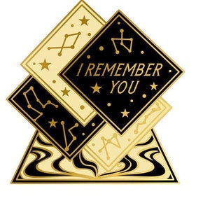 Addie LaRue Hard Enamel Pin I Remember you